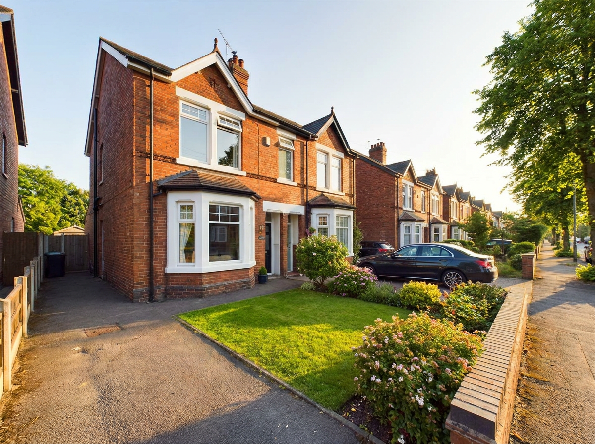 Traditional 3-bedroom semi-detached residential property